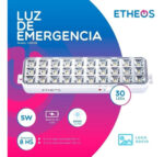 Luces Luz De Emergencia 30 Leds Recargable Cable Etheos Color Blanco - Image 6