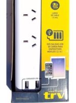 Alargue Zapatilla Trv 4 Tomas + 2 Usb De 2.1 A Ramos Mejia - Image 6