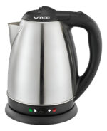 Pava Electrica Jarra Winco 1.8 Lts Corte Ideal Mate Y Cafe Plateado