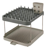 Secador Escurridor De Vajillas Joseph Duo Compacto 2 Niveles Color Gris