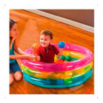 Pileta Infantil Pelotero Inflable Reforzado + Pelotas Color Colorida - Image 6