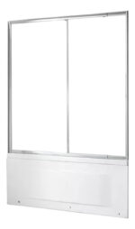 Mampara 1 Hoja Templada Para Bañera Ajustable Diseño Calidad - Image 2