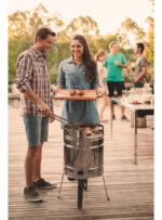 Parrilla A Carbon Movil Tramontina Churrasquera Metal Cromado - Image 6