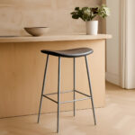 Banqueta Desayunador Negro Just Home Collection Barra Taburete Moderno