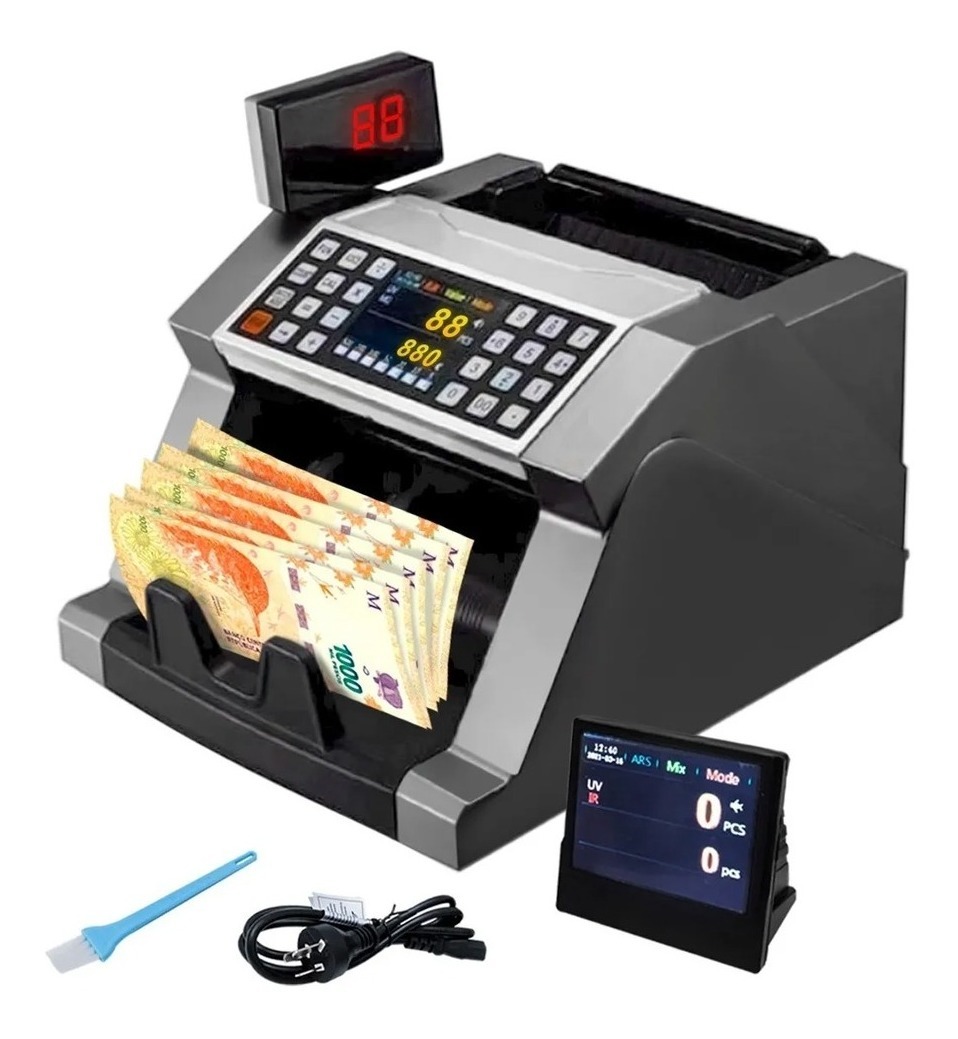 D_NQ_NP_809228-MLA53779023648_022023-F.jpg Maquina Contadora De Billetes Detecta Dinero Falso Calidad - Image 1