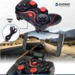 Joystick Suono Mando De Juego Gamepad Inalambrico Bt Wireles Color Negro - Image 7