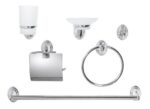 Set Accesorios De Baño Metalico Resistente Calidad Premium