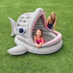 Pileta Inflable Con Techo Diseño Moderno Calidad + Parche Gris - Image 2