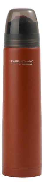 Termo Liquido Matero Acero Inoxidable 1 Lt Color Marrón