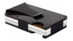 Billetera Slim Tarjetero Aluminio Fibra De Carbono Premium