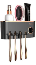 Soporte Para Cepillos De Dientes Decoracion Calidad Premium Negro