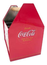 Porta Cubiertos Coca Cola Metal Original 4 Divisiones Manija - Image 5