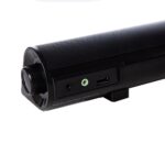 Barra De Sonido Bluetooth Pc Y Tv Estereo Soundbar 10w Unica Negro - Image 3