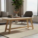 Pie De Cama Banco Madera Maciza De Alamo Premium