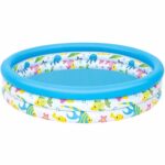 Pileta Inflable Fondo Del Mar Bestway + Parche Ramos Mejia Celeste