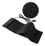 Teclado Goma Usb Flexible Impermeable Modelo Premium Negro Español - Image 4
