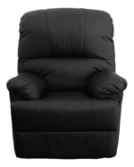 Sillon Reclinable Relax Premium Con Apoya Pies Ult Modelo Negro Liso - Image 2