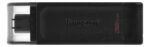 Pendrive Kingston Datatraveler 70 Dt70 Usb-c 32gb 3.2 Gen 1 Negro Type C