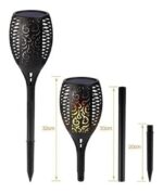 Estaca Solar Efecto Llama Para Exterior Resistente Al Agua - Image 2