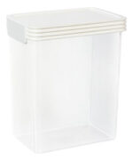 Set X5 Frascos Hermeticos De Acrilico Apilables Premium - Image 4