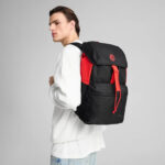 Mochila Deportiva Puma Ac Milan Backpack Calidad Premium Negro-rojo Liso - Image 5