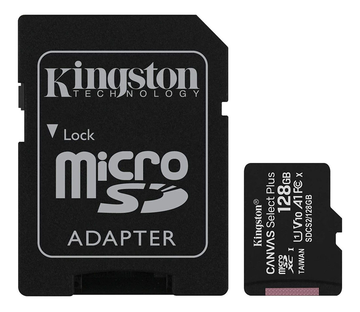 D_NQ_NP_828660-MLA99451548726_112025-F.jpg Tarjeta De Memoria Kingston Sdcs2sp Canvas Select Plus Con Adaptador Sd 128gb - Image 1