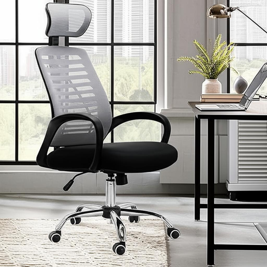 D_NQ_NP_829074-MLA99935945927_112025-F.jpg Sillon Oficina Escritorio Onebox Ob-s08 Reforzado Regulable Color Negro - Image 1