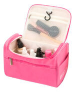 Organizador De Viaje Neceser Colgante Rosa Bolsillos Impermeable Liso