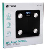 Balanza Noga Digital Smart Fitness Med Corp App Recargable Negro - Image 2