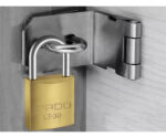 Candado De Seguridad Reforzado Con 2 Llaves Chico Premium Dorado - Image 3