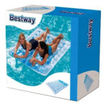 Colchoneta Inflable Doble Bestway 43055 Con Apoya Vaso - Image 7