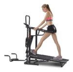 Cinta De Correr 4 En 1 Plegable Pantalla Caminar Caminadora Negro