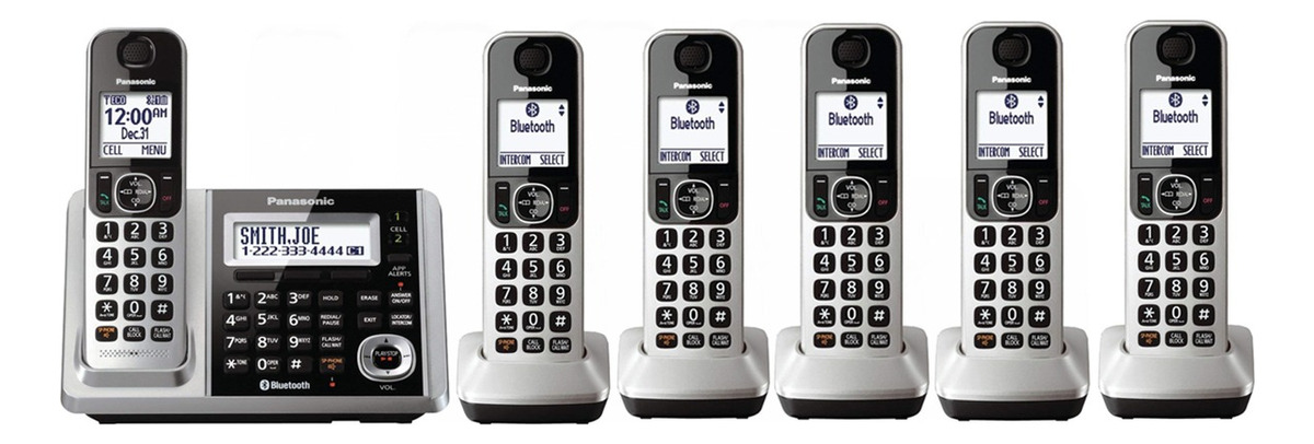 D_NQ_NP_846409-MLA92181085916_092025-F.jpg Telefono Inalambrico Panasonic 6 Bases Bluetooth Contestador - Image 1