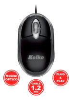 Mouse Optico Usb Kolke Luminoso Ideal Pc Notebook Colores Color Azul - Image 7