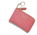 Billetera Benetton Monedero De Mujer Reforzada Premium Color Rosa Diseño De La Tela Liso