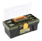 Caja De Herramientas Plastica Bandeja Divisiones Ramos Mejia Verde Oscuro - Image 6