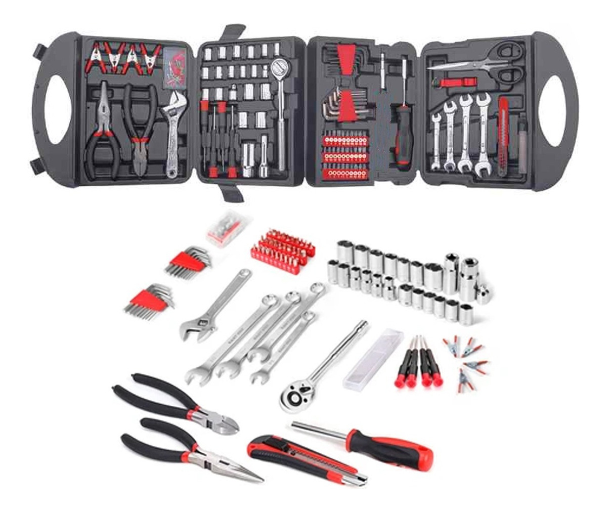 D_NQ_NP_847723-MLA85930962877_062025-F.jpg Set De Herramientas Maletin Nappo 188 Piezas Cromado - Image 1