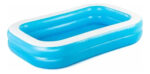 Pileta Inflable Bestway Grande + Capacidad Fast Set Premium Azul/blanco