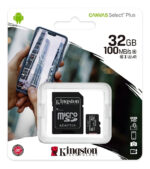 Tarjeta De Memoria Kingston Sdcs Canvas Select Plus Con Adaptador Sd 32gb - Image 3