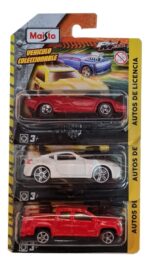 Set X 3 Autitos De Juguete Metalicos Diseños Variados Ramos Variados