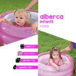 Pileta Inflable Redonda Bestway 51033 De 70cm X 30cm 43l Rosa Bolsa - Image 6