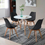 Set X4 Sillas Alcochada De Living Modernas Diseño Calidad - Image 5