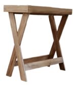 Mesa Con Bandeja Para Sillon Ratona + Resistente Calidad Marrón