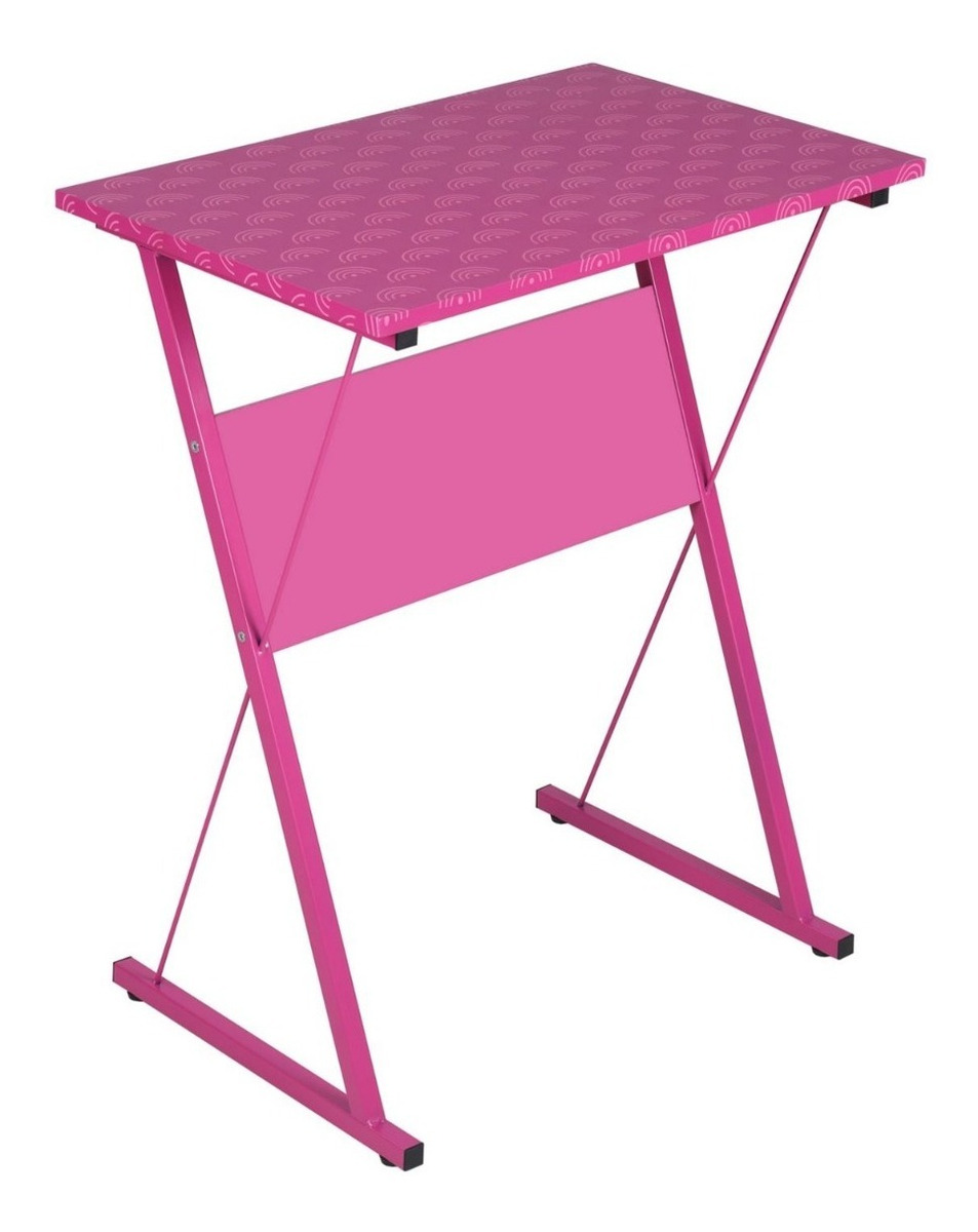 D_NQ_NP_855558-MLA45521340793_042021-F.jpg Escritorio Ideal Dibujo Mesa Pc Infantil Rosa + Resistente - Image 1