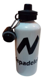 Botella Termica Metalica Reforzada Calidad Premium Blanco