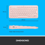 K380 Multidevice Bluetooth Keyboard Color Del Teclado Rosa Idioma Español - Image 2