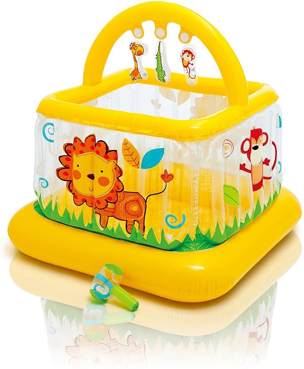 D_NQ_NP_857874-MLA46023981351_052021-F.jpg Corralito Pelotero Intex Gimnasio Bebe Inflable Ramos Mejia - Image 1