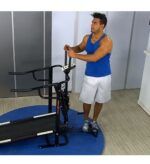 Cinta De Correr 4 En 1 Plegable Pantalla Caminar Caminadora Negro - Image 7