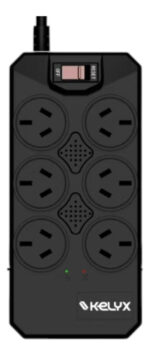 Estabilizador Protector De Tension Kelyx 6 Tomas 1200va Led - Image 2