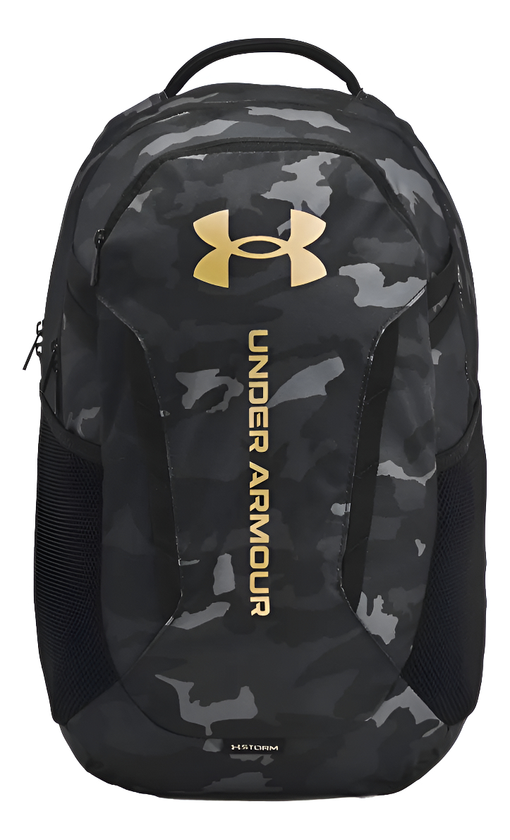 D_NQ_NP_861674-MLA99907378633_112025-F.jpg Mochila Bolso Deportivo Under Armour 29l Cierre Impermeable Negro Y Gris Camuflado - Image 1